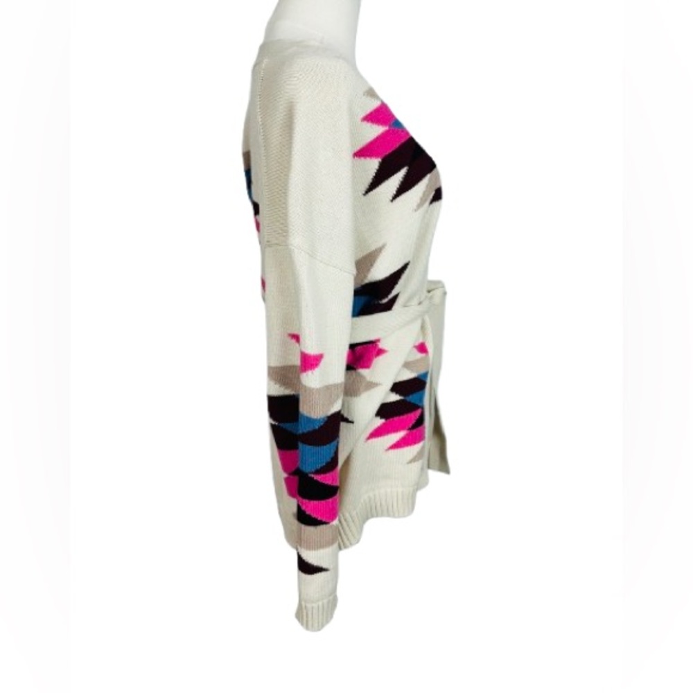 & Isla Geometric Patterned Cardigan - Picture 2 of 6